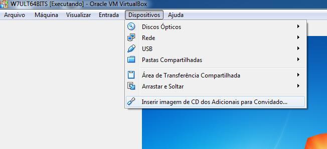 cheia (FullScreen) o Virtual Box permite isso, para habilitar essa função