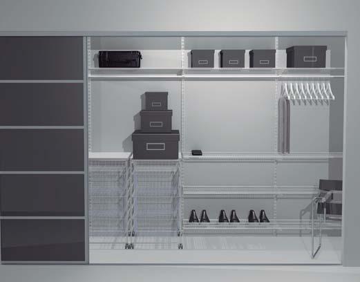 ESTRUCTURAS PARA VESTIDOR / ESTRUTURA PARA CLOSETS SISTEMA JAGMET