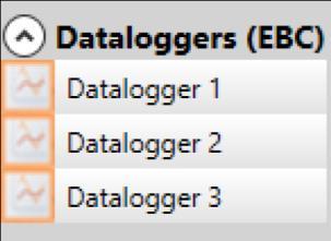 Figura 20-Lista de dataloggers do módulo Figura 21-Exibindo datalogger selecionado Figura 22-Remover datalogger 21