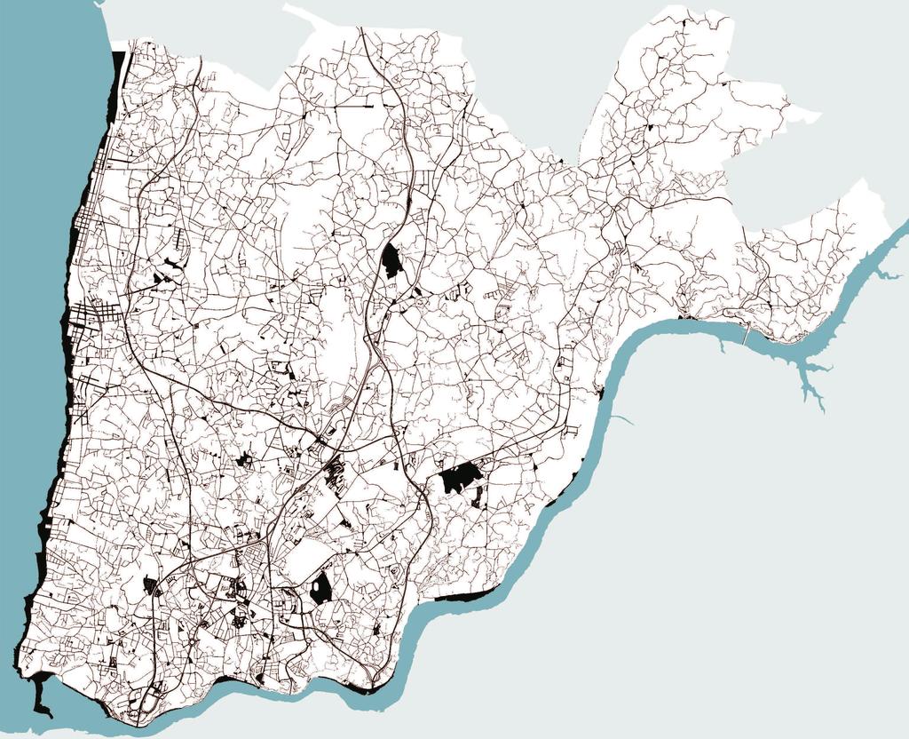 24 ESPAÇOS PÚBLICOS Tipo de espaço público Nº Área(m2) 1 4 128 82 122 427 Largos 141 164 413 Mistos 248 399 930 Praças Pracetas Estacionamento relevante 76 134 266 11 707 840 Arruamentos Terreiros 24