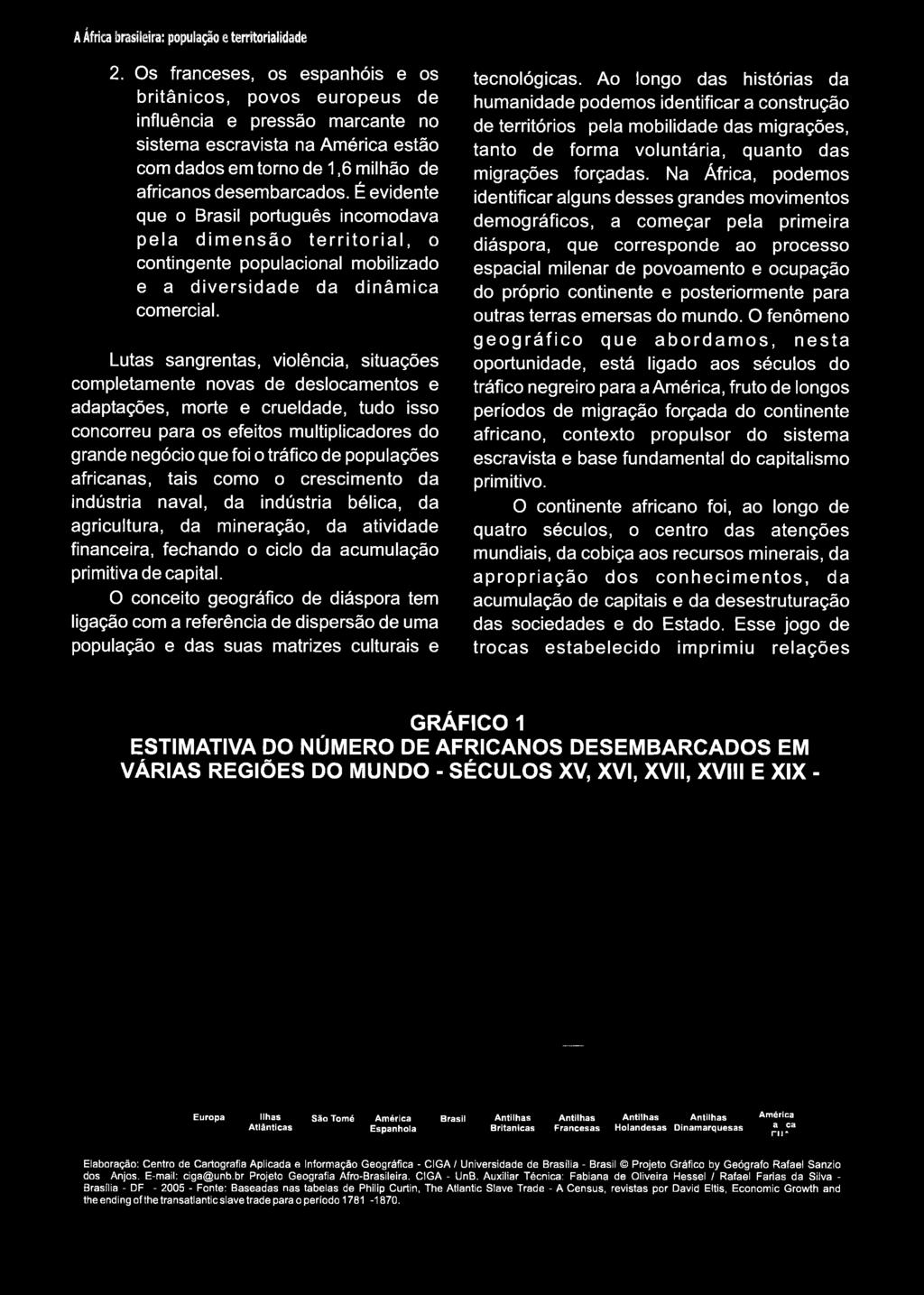 A África brasileira: população e territorialidade 2.