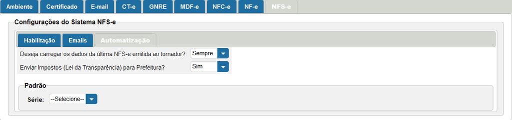 Caso queira que os dados da última NFS-e emitida para um tomador sejam