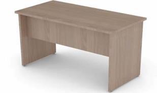 5.0 Mobiliário Será constituído de uma mesa em madeira na cor Nogueira ou Cerejeira com gavetas, uma cadeira giratória e duas cadeiras para atendimento, além de um armário na mesma cor de madeira,