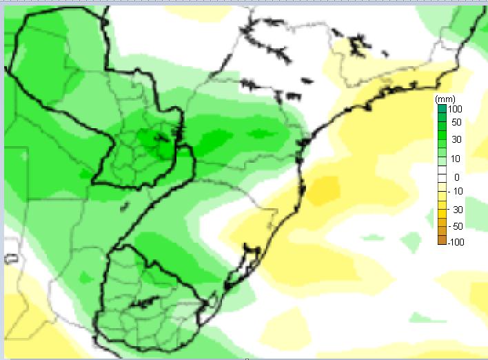 Fig. 15 Desvio de precipitação