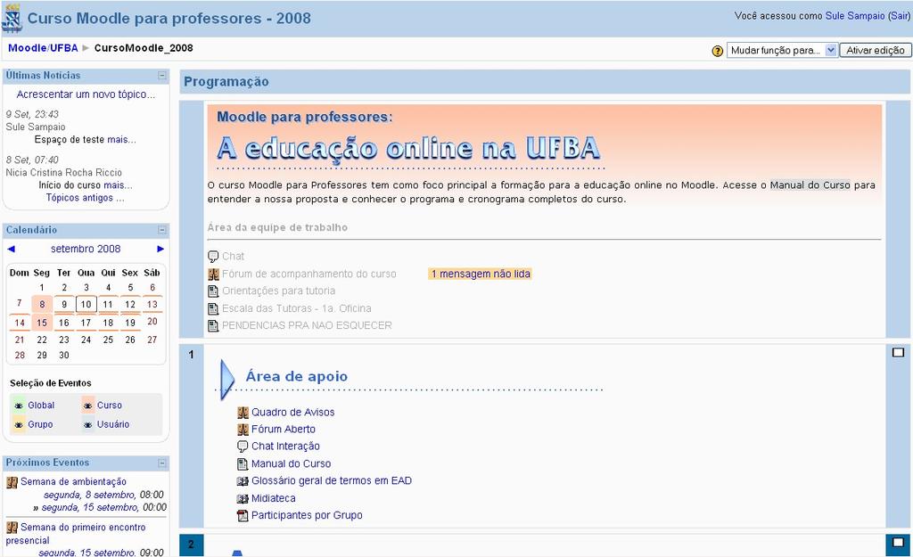 8 Preencha todos os campos e em seguida clique em cadastrar este novo usuário. Aconselhamos na primeira utilização preencher toda a página do perfil. 3. Constituição do ambiente de trabalho: 3.