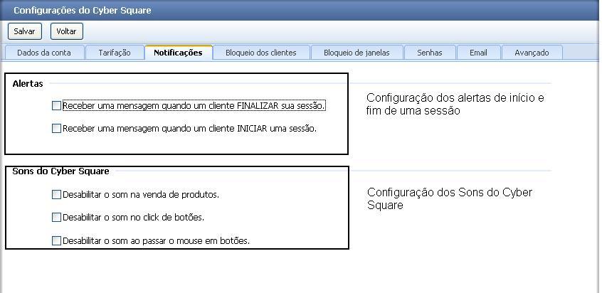 4 - Bloqueio de cliente: o recurso de bloqueio de clientes permite configurar as ações de bloqueio