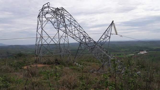 - São Geraldo do Baixio (100% normalizado) Torres de linha de