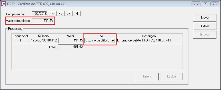 Saldo 01 0,788244 x Valor UF origem da guia PARTILHA ICMS x 196,09 Adicional do estorno de débito 154,57 OBS: Caso a forma de cálculo selecionada seja POR PRODUTO, ao invés de utilizar no cálculo o