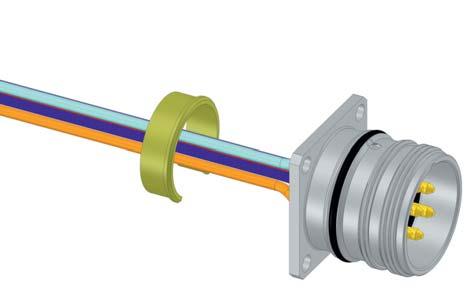 M 23 DE COMANDO Instrução de montagem M 16 Conectores para painel, inserções para pinos 1. 4 mm M 23 Profinet 2. M 23 RJ 45 4. crimp 3.