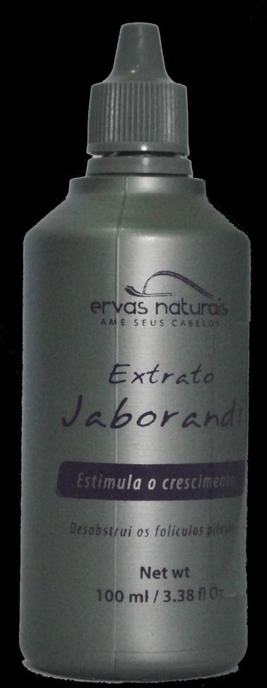 EXTRATO DE JABORANDI O EXTRATO DE JABORANDI promove ação tonificante e ajuda a reequilibrar a oleosidade dos cabelos, mantendo a resistência e a