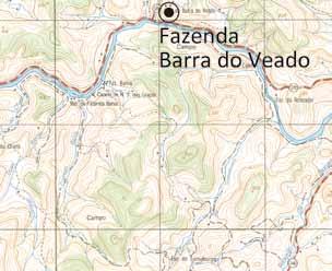 Parceria: denominação Fazenda Barra do Veado códice AVI F02 SSA localização Rodovia RJ-176, KM 0 município São Sebastião do Alto época de