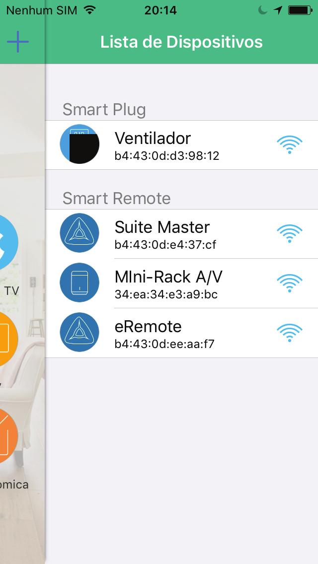 After you ve connected, you ll ﬁnd the Wi-ﬁ light on the RM Pro is oﬀ and there is a new RM Pro in the device list of the app.