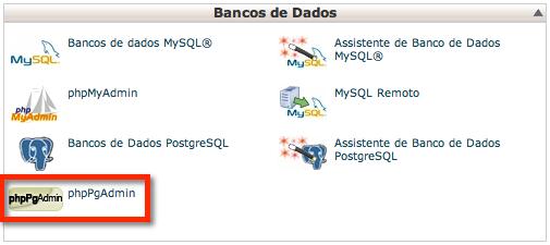 Exportando no PostgreSQL do cpanel No cpanel, você exporta o banco de dados pelo