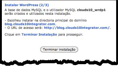 5)% Ao% Jinalizar% a% instalação,% você% verá% as% instruções% de%