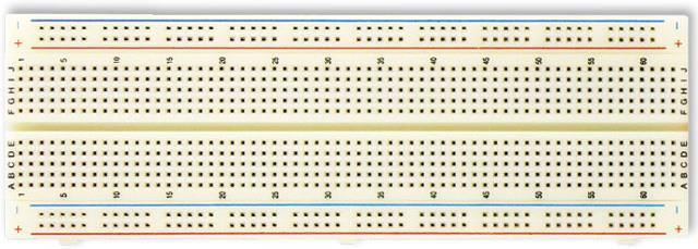 Protoboard / breadboard Olá,