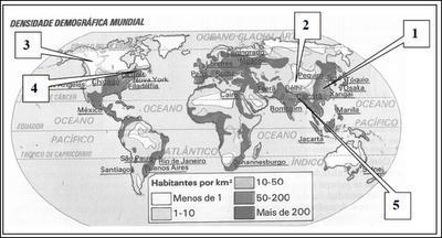 b) Apenas as proposições I e II c) Todas as proposições d) Apenas as proposições II e IV e) Apenas as proposições I e IV 11- (UEPB) O mapa da distribuição da população mundial mostra a irregularidade