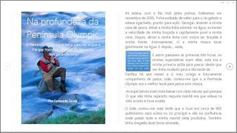 1.13. Novidades Word 2013 Novo Modo de Leitura Desfrute da leitura com uma vista que apresenta os seus documentos em colunas de fácil leitura na