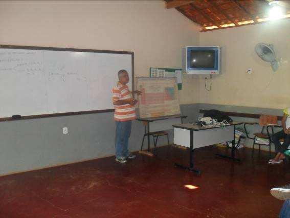 Prof. Luiz Humberto (UESB): aula teorica con i corsisti agroecologia durante