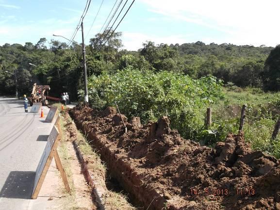 domiciliares), provenientes de Ribeirão Pires atualmente recebem tratamento, os outros 27%, que correspondem a cerca 2060 domicílios estão apenas afastando o esgoto de suas casas.