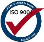 DE MATERIALES S.A. ISO 9001:2008 Fabricação de geocélulas TDM ASFALTOS S.A.C.