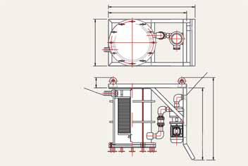 FILTRO GALVÂNICO MAXFILTRO Filtro Galvânico Maxfiltro tipo disco 400 Carrinhos ou Bases construídos em Aço carbono com pintura epóxi.