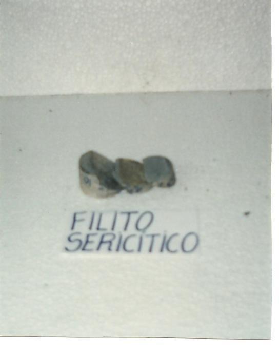 Filito sericítico (foto). Figura 5.6.