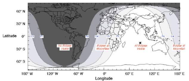 Evento Celeste em Destaque no Trimestre Os Eclipses de Agosto de 2017 Eclipse Parcial da Lua - 07/08/2017, 15:12 hs (Brasília) Eclipse Total do Sol - 21/08/2017, 15:31 hs (Brasília) Por Angela Nunes