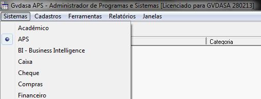 inserir os ícones que serão utilizados. 8. Cadastro de grupos e usuários APS_CadGrupoUsuario.dll Essa rotina permite a inclusão de usuários e seus respectivos grupos.