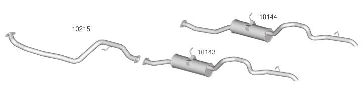 - 118" (299,72 cm) - 97/2000 (cabines estendida e dupla) - 126" (320,04 cm) (cabine simples caçamba 6 pés) - 112"