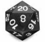 29. (QUADRIX CRN 3 REGIÃO- SP/MS ADV Num jogo de RPG são lançados simultaneamente dois dados numerados de 1 a 20, como o da imagem a seguir.