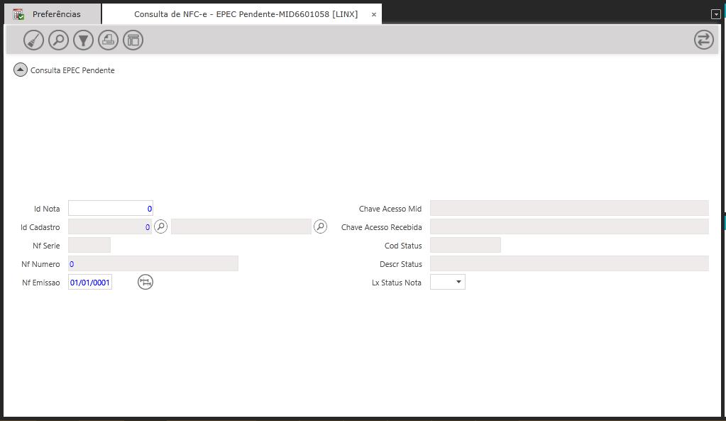 Quando for emitida uma Nota em EPEC (Evento prévio para emissão em contingencia) e a conciliação não for feita