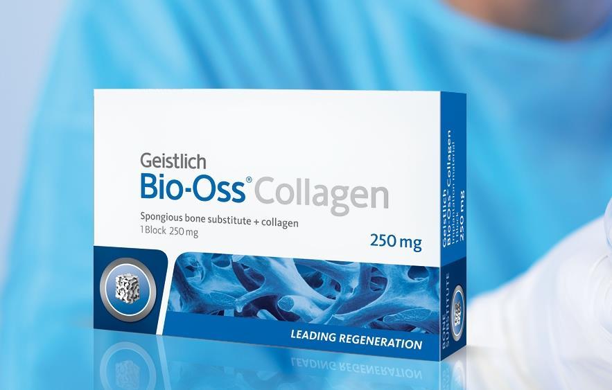 43 Figura 14- Geistlich Bio-Oss Collagen Fonte: Google Imagens Geistlich Bio-Oss Collagen é composto por 90% de grânulos de Geistlich Bio-Oss e 10% de colágeno suíno.