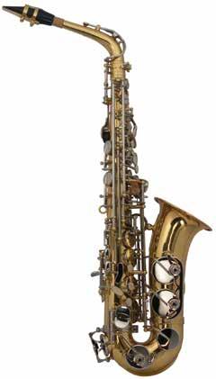 fosco c/ chaves douradas 8108 Sax alto Mib bronze c/ chaves