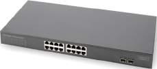 SWITCHS GIGABIT ETHERNET 16/24 portas 10/100/1000Mbps 2 portas SFP 16K MAC endereços Compatível com os standards: IEEE 802.3, 802.3u, 802.3az e 802.