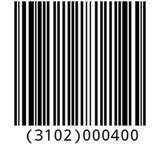 2.3.1 Concatenação de AIs Concatenação é a representação de vários elementos Strings em apenas um código de barras. Um elemento String é definido como a combinação de um AI e o seu campo de dados.