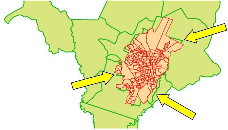 Consequência da separação entre as malhas de