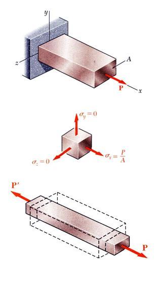 1.6 - Coeficiente de Poisson Quando um corpo deformável é alongado em uma