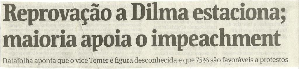 Uma análise discursiva de textos jornalísticos sobre o (pedido de) impeachment de