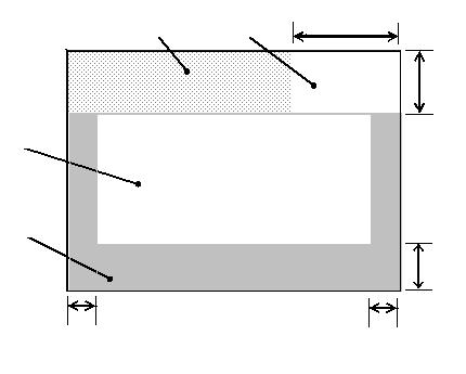 No caso dos campos se situarem no verso do envelope, o anverso fica livre para ilustração a critério do remetente.