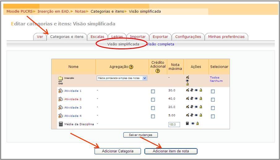 Pntifícia Universidade Católica d Ri Grande d Sul área de trabalh de um curs/disciplina.