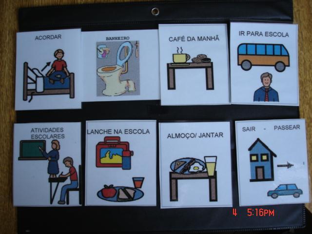 Podemos citar o Blissymbolics, o Pctogram Ideogram Communication Symbols (PIC) e o Picture Communication Symbols (PCS).