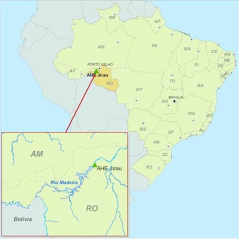 JIRAU SUSTENTABILIDADE ALIADA AO DESENVOLVIMENTO O Aproveitamento Hidrelétrico Jirau é um dos maiores empreendimentos hidrelétricos já realizados no país levando em conta a preocupação ambiental em