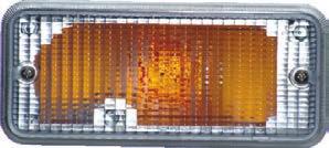 Lanterna traseira Ford/Volks pisca 1033 cristal s/ vigia (poliestireno). 031 Lente (poliestireno).