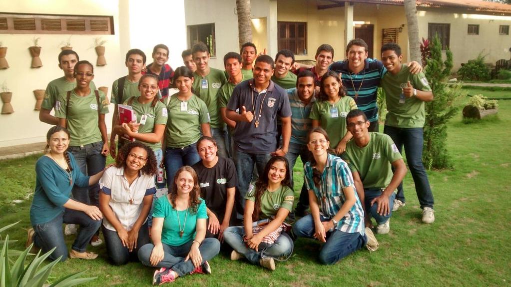 Visita à residência dos jovens missionários do Shalom Despedida