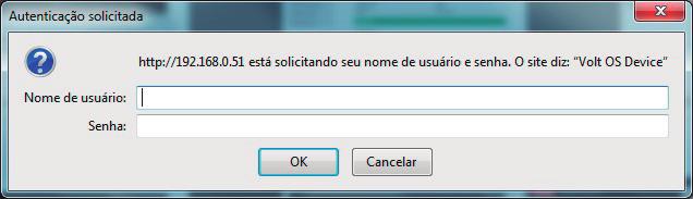 Configuração Padrão do Ponto de Distribuição AC O Ponto de Distribuição AC possui como configuração padrão de fábrica, os parâmetros de rede conforme a tabela abaixo: Tipo Descrição Valor IP IP