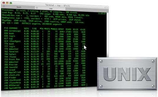 UNIX Atualmente ainda é o principal sistema operacional em uso em servidores de Internet, pois manipula facilmente