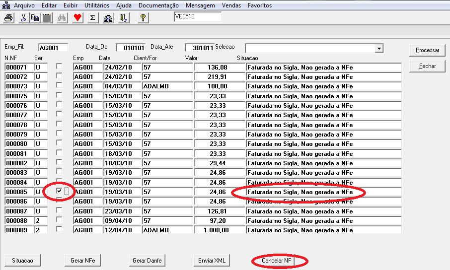 31/082012 4 Procedimentos Simplificado VE0510 No procedimento abaixo ocorrem