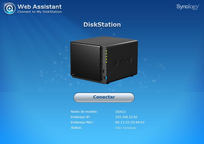 Capítulo Instale o DSM no DiskStation Capítulo 3: 3 Após a conclusão da instalação do hardware, o sistema operacional do DiskStation Manager (DSM) deve ser instalado em seu DiskStation antes de você