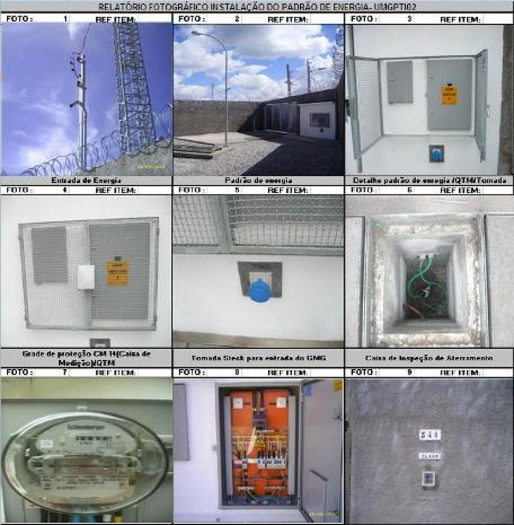 A Figura 22 refere-se ao relatório fotográfico da instalação do padrão de energia bifásico de acordo com as normas da Cemig do site da claro UMGPTI02 situado na cidade de Pitangui.