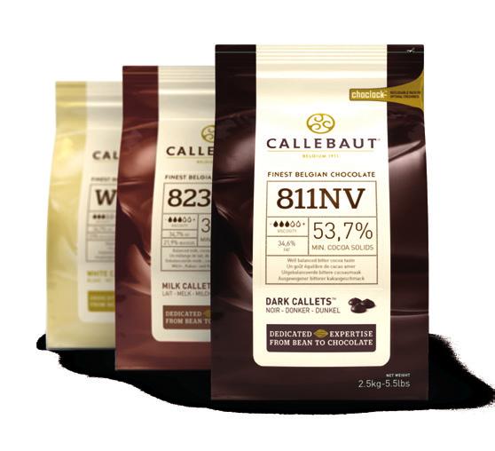 FINEST BELGIAN CHOCOLATE A linha Finest Belgian Chocolate da Callebaut é referência para muitos chefs e confeiteiros devido à sua excelente qualidade que proporciona resultados incríveis.